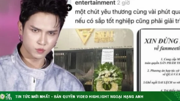 Người gửi hoa viếng đến công ty của ca sĩ Neko Lê có vi phạm pháp luật? kenhtingame com thumb nguoi gui hoa vieng den cong ty cua ca si neko le co vi pham phap luat eaba1774685018053 940w