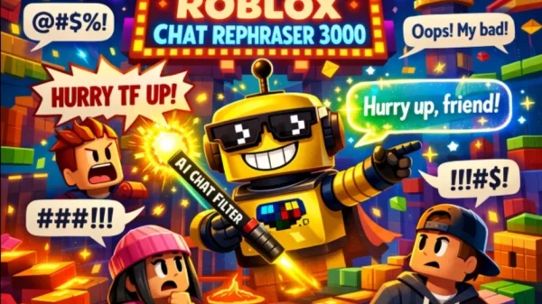 Roblox sử dụng AI sửa lời thô tục trong chat thành câu nói lịch sự theo thời gian thực kenhtingame com thumb roblox su dung ai sua loi tho tuc trong chat thanh cau noi lich su theo thoi gian thuc 24e6 940w