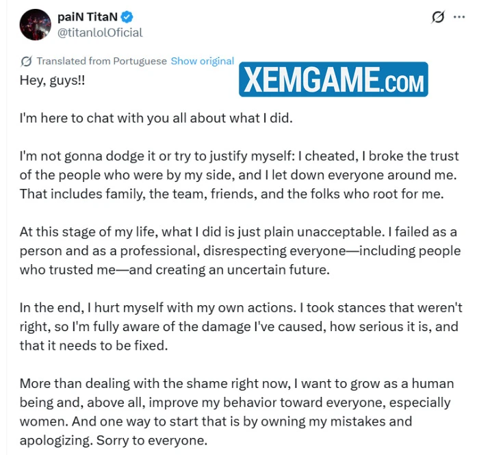 TitaN – Xạ Thủ kỳ cựu CBLOL đối mặt cáo buộc nghiêm trọng, tin tức esports mới nhất