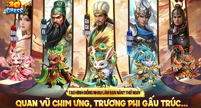 Giftcode 3Q Chess: Kỳ Thủ Tam Quốc cập nhật mới nhất