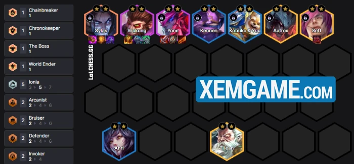 Tổng hợp top đội hình cực khỏe để leo rank ĐTCL 16.6