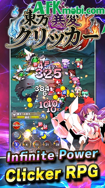 Touhou Incident Idle Clicker game nhàn rỗi kết hợp clicker