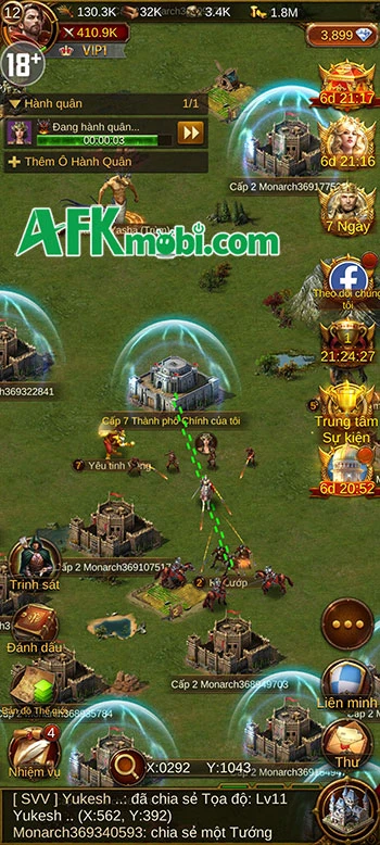 Trải nghiệm hương vị SLG châu Âu với Evony - Vị Vua Trở Lại