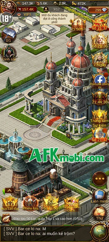 Trải nghiệm hương vị SLG châu Âu với Evony - Vị Vua Trở Lại