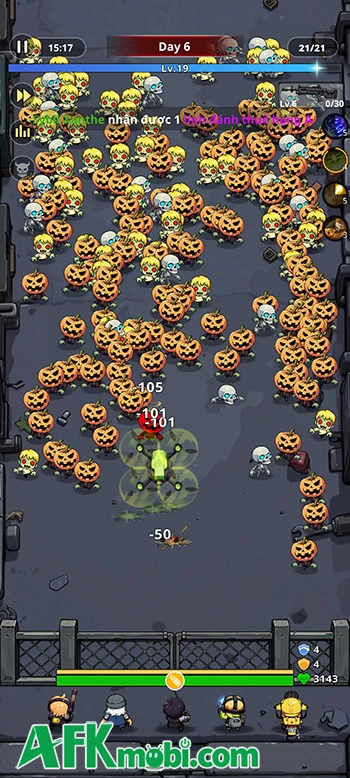 Trải nghiệm phòng thủ trước bọn zombie với Bang Bang Đại Chiến