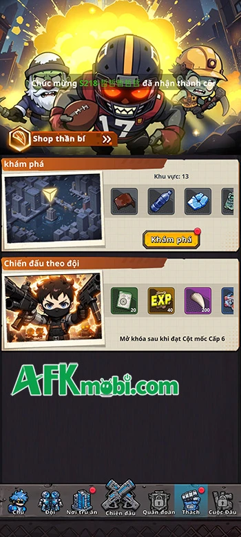 Trải nghiệm phòng thủ trước bọn zombie với Bang Bang Đại Chiến