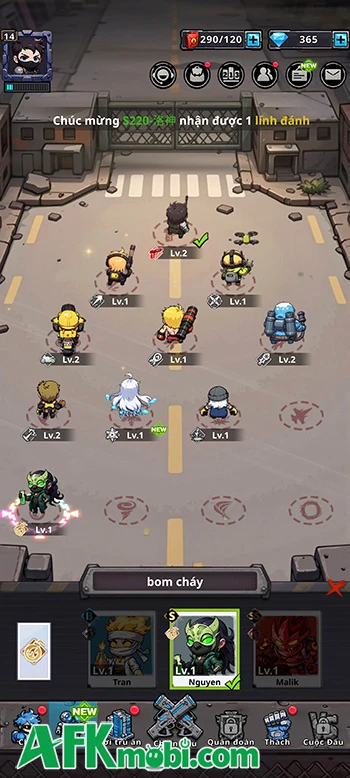 Trải nghiệm phòng thủ trước bọn zombie với Bang Bang Đại Chiến