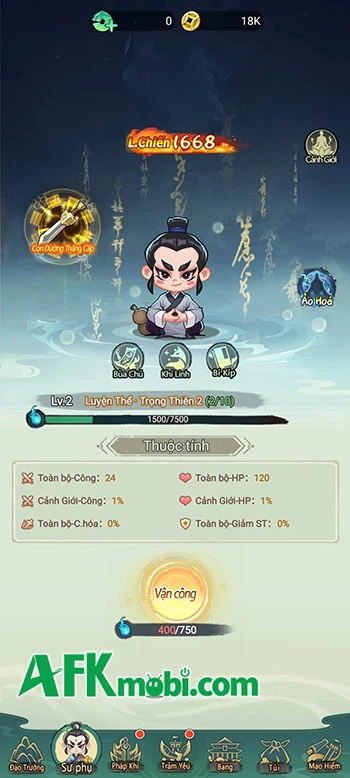 Trải nghiệm tu tiên “chiến” thay vì ngồi yên tĩnh tại Phi Kiếm Tu Tiên