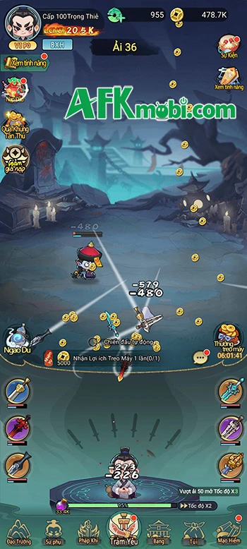 Trải nghiệm tu tiên “chiến” thay vì ngồi yên tĩnh tại Phi Kiếm Tu Tiên