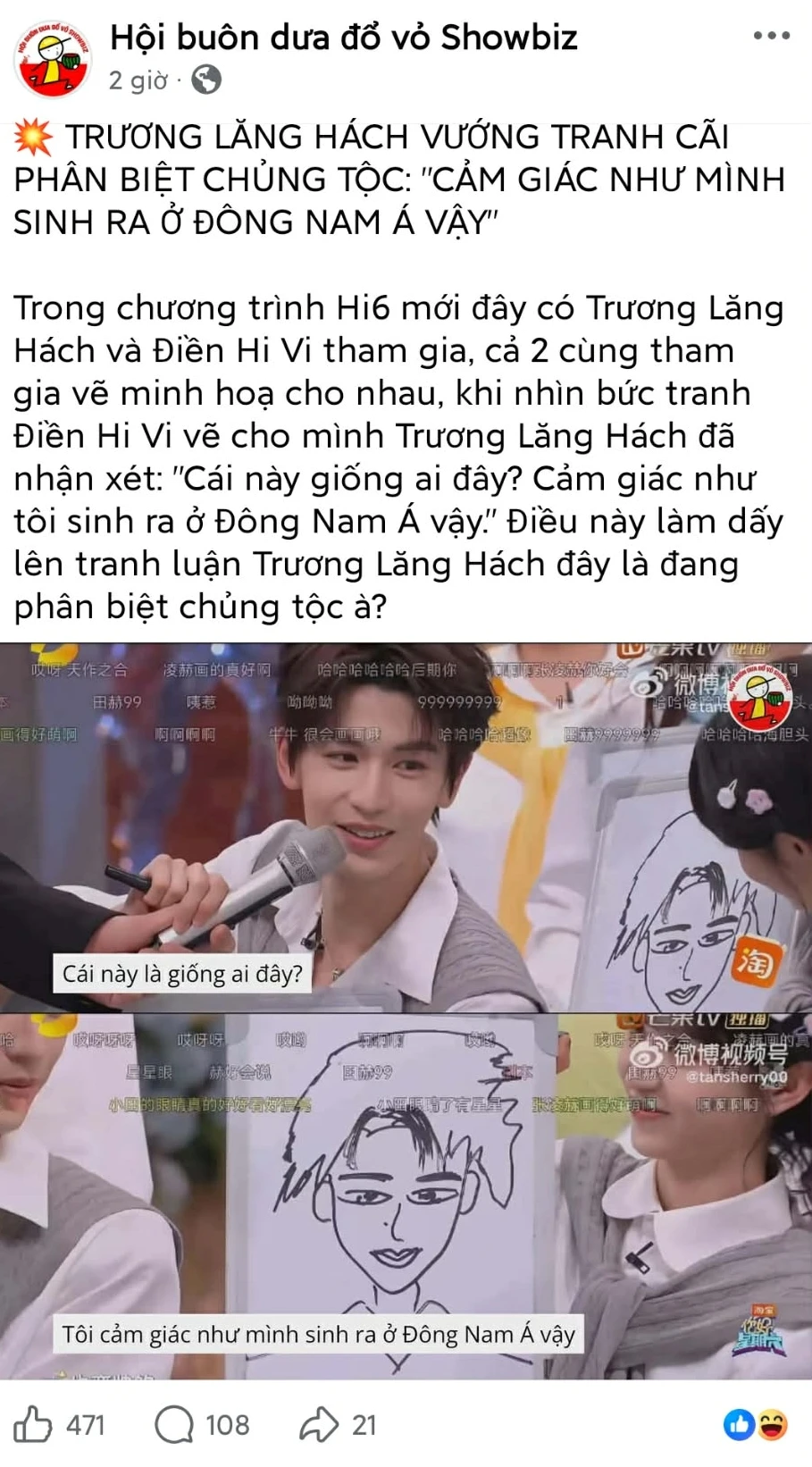 Trương Lăng Hách bị cả netizen Đông Nam Á chỉ trích vì EQ thấp