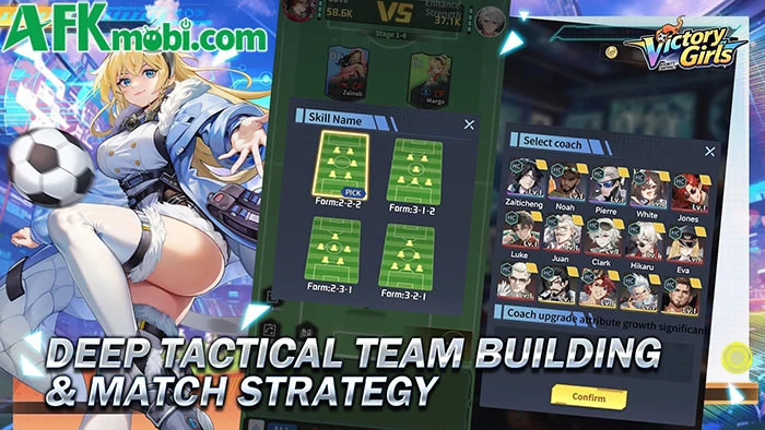 Victory Girls: Anime Soccer – Hướng dẫn xây dựng đội bóng nữ cho người chơi