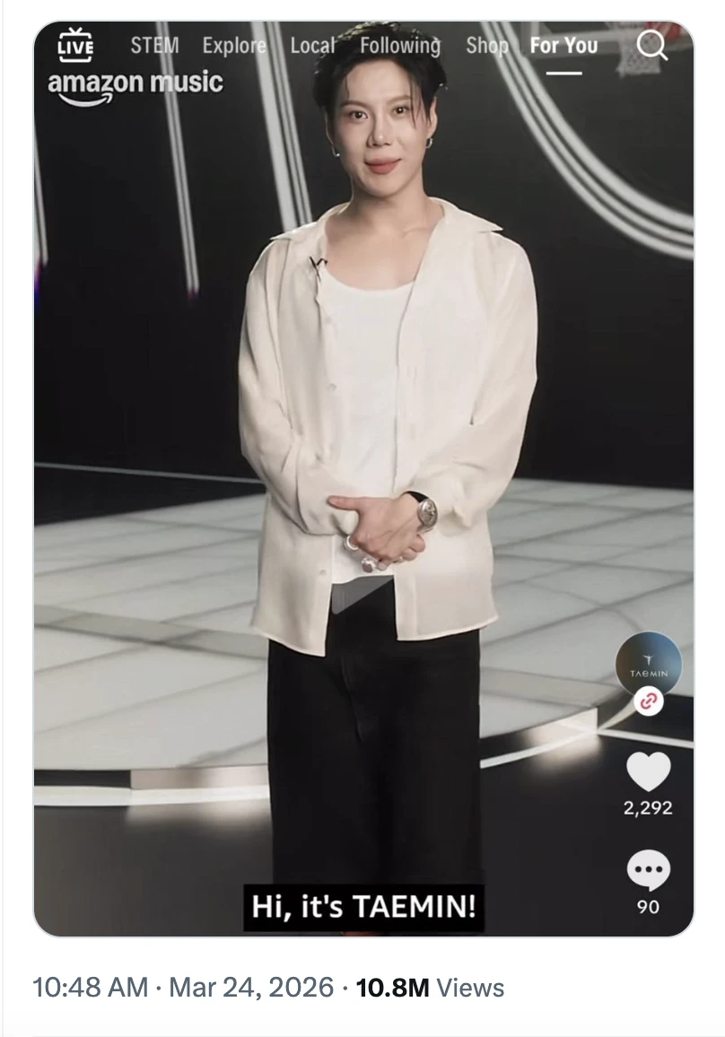 Visual gây sốc của Taemin (SHINEE), càng nhìn càng giống hiện tượng mạng tai tiếng Visual gây sốc của Taemin (SHINEE), càng nhìn càng giống hiện tượng mạng tai tiếng