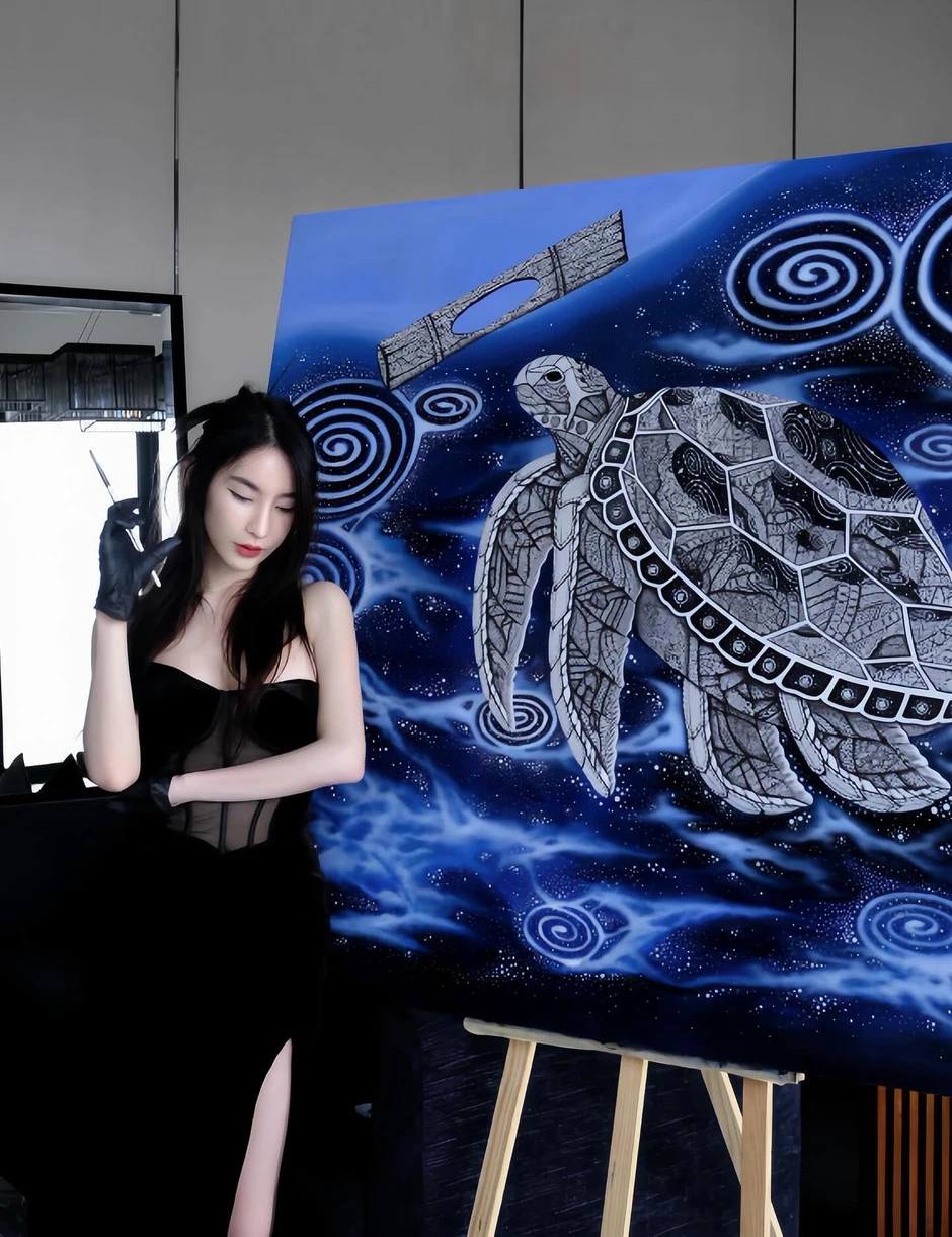 Vóc dáng như siêu mẫu của nữ họa sĩ, hóa ra "người đẹp như tranh" là có thật Vóc dáng như siêu mẫu của nữ họa sĩ, hóa ra "người đẹp như tranh" là có thật