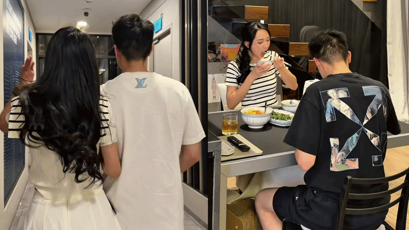 Vũ Thuý Quỳnh và bạn trai Đức Phạm bị soi thái độ lạnh nhạt