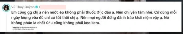 Vũ Thúy Quỳnh vướng tranh cãi khi nhắc kẹo Kera, vội livestream giải thích nhưng càng nói càng khó hiểu