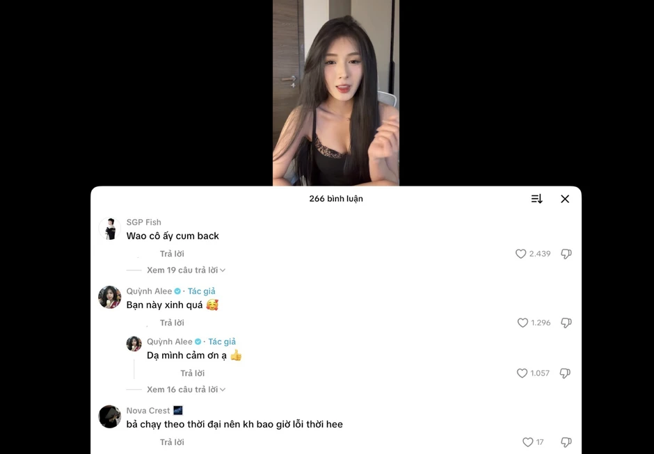 Vừa comeback Quỳnh Alee đã khiến fan sững sờ Vừa comeback Quỳnh Alee đã khiến fan sững sờ