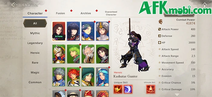 War of Genesis: Idle Heroes game nhập vai nhàn rỗi từ Hàn Quốc