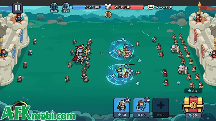 Warriors Go! Roguelike Battle: Gameplay thả lính tự động – Đánh giá, chiến thuật và cập nhật mới