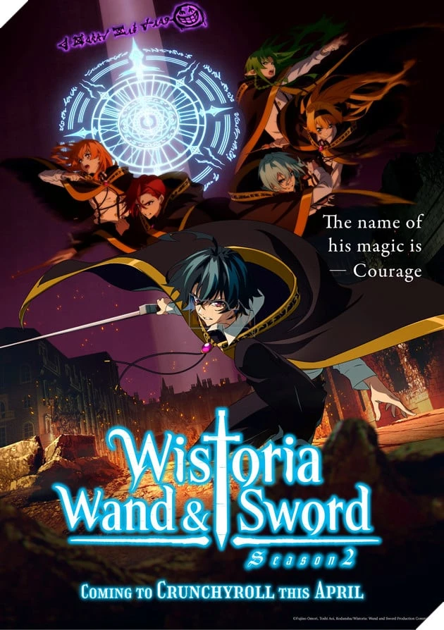 Wistoria: Wand and Sword Season 2 tung trailer và visual, lên sóng tháng 4 năm 2026