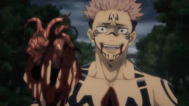 Top 5 trạng thái sức mạnh của Sukuna: Sukuna trong cơ thể Yuji với 3 ngón tay