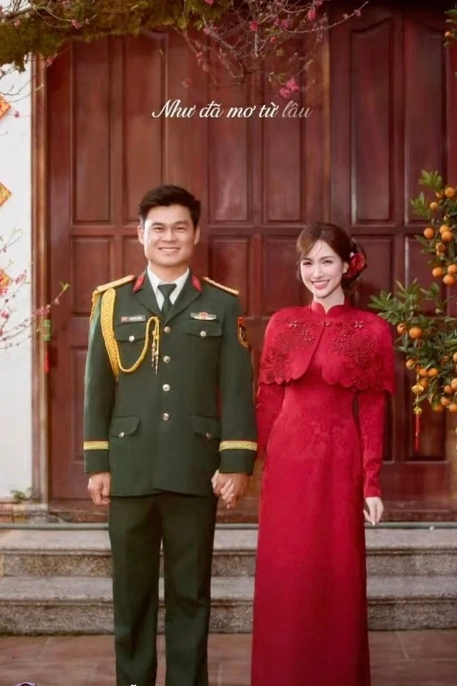 Hòa Minzy và Đại úy Thăng Cương: Ảnh đám hỏi gây xôn xao cộng đồng mạng