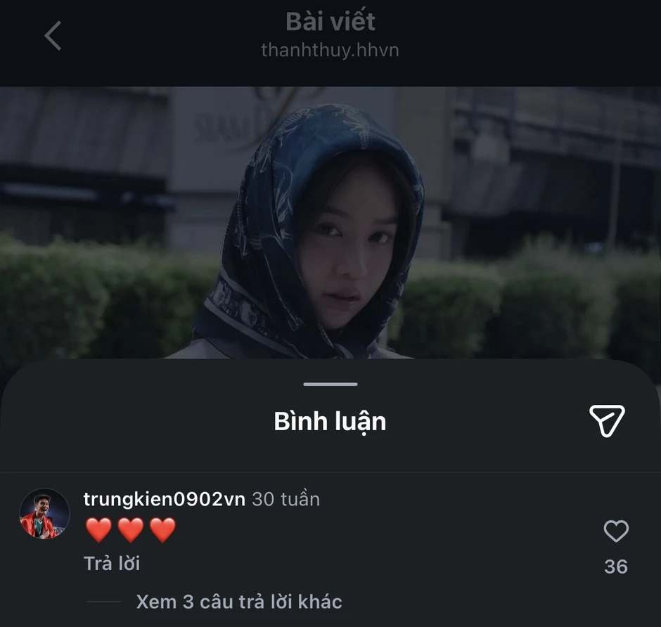 Xôn xao thủ môn Trung Kiên có bạn gái vẫn thả tim Hoa hậu Thanh Thuỷ?