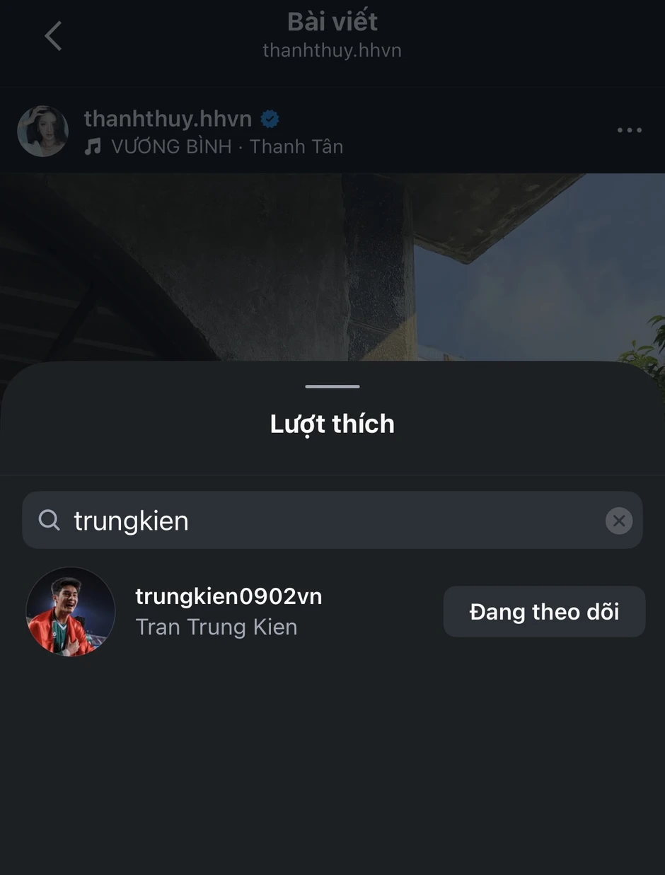 Xôn xao thủ môn Trung Kiên có bạn gái vẫn thả tim Hoa hậu Thanh Thuỷ?