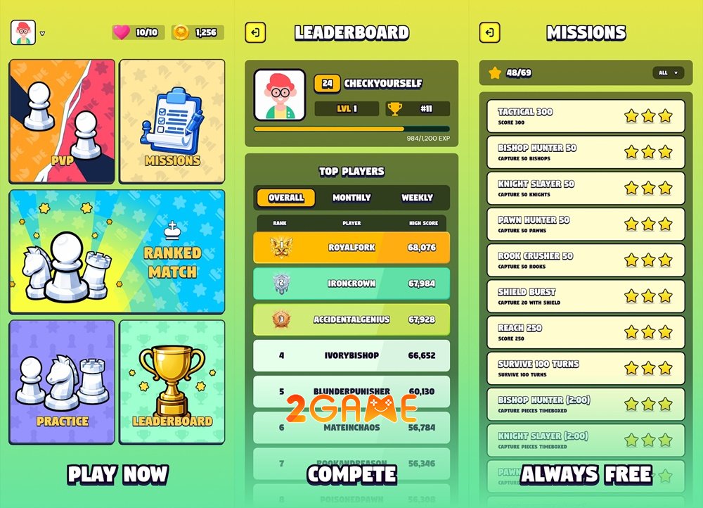 King’s Gambit: Chess Survival – Làn gió mới cho thể loại cờ vua truyền thống kingsgambitchesssurvival 4