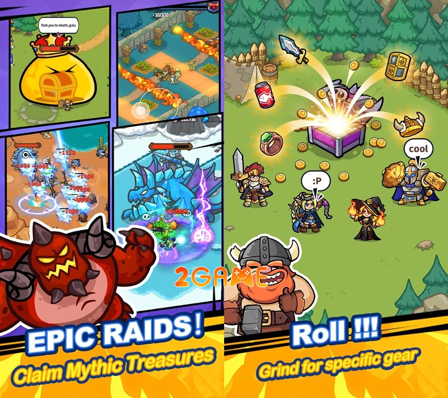 Knock Heroes – Tựa game nhập vai phiêu lưu đích thực knockheroes mobile 3