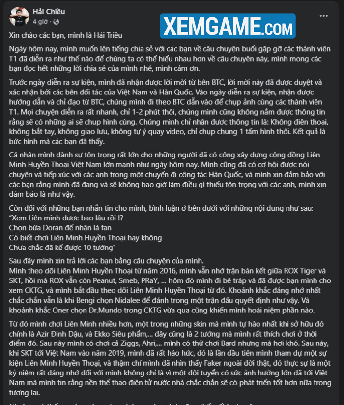 Duy Thẩm và Hải Triều nói gì xoay quanh những drama liên quan đến sự kiện T1? kol su kien t1 1