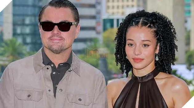 Hình ảnh về sao nam Leonardo DiCaprio và bạn diễn Chase Infiniti.