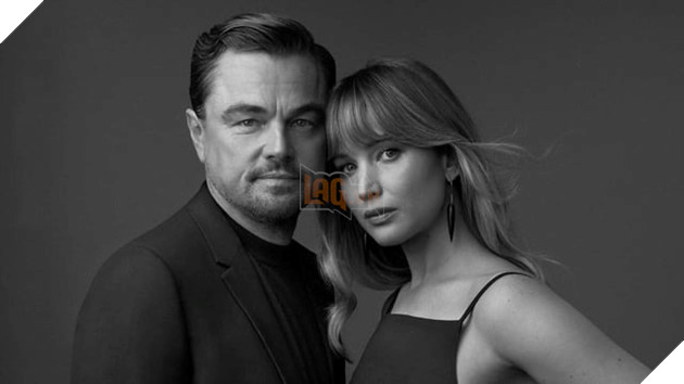 Hình ảnh diễn viên Leonardo DiCaprio và Jennifer Lawrence.
