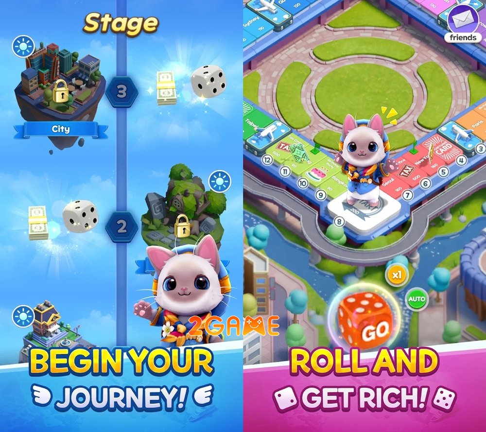 LINE GetRich GO đang mang đến một làn gió mới cho thể loại board game xúc xắc line getrich go 2