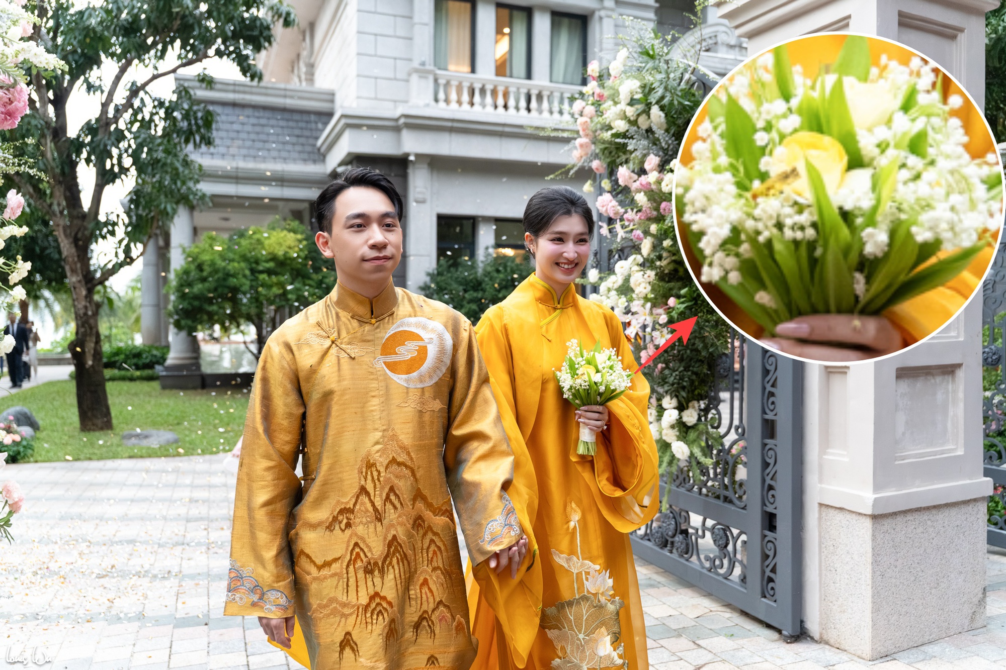 Loạt chi tiết nói lên nhiều điều trong ngày gia đình tỷ phú đón con dâu Phương Nhi- Ảnh 1.