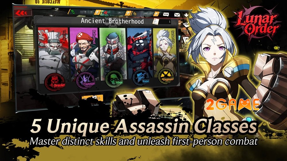 Lunar Order thách thức bạn bước vào thế giới của những sát thủ đỉnh cao lunarorder mobile 2