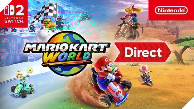 Nintendo tiết lộ thời lượng buổi giới thiệu Mario Kart World Direct | GAMELADE