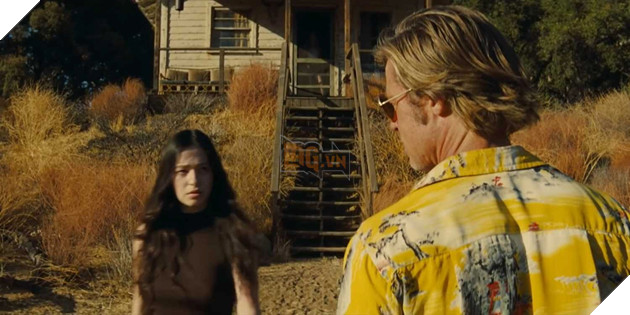 Hình ảnh về Brad Pitt trong phim Once Upon a Time in Hollywood.