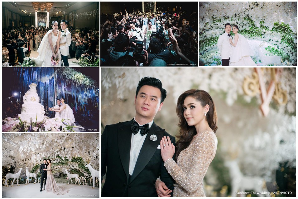 Đám cưới của cặp đôi trở thành tâm điểm chú ý của truyền thông và công chúng.