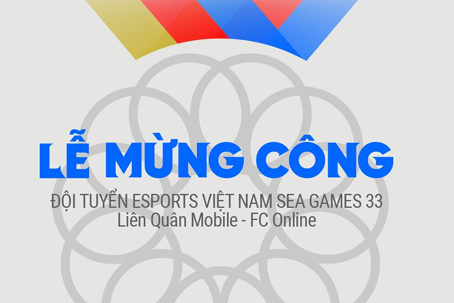 Lễ mừng công đoàn Esports FC Online và Liên Quân Mobile tại SEA Games 33 mung cong sg33