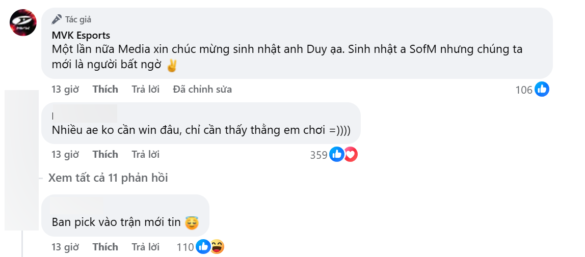 MVK bất ngờ thông báo tương lai của SofM nhưng phản ứng của cộng đồng mới đáng chú ý- Ảnh 2. MVK bất ngờ thông báo tương lai của SofM nhưng phản ứng của cộng đồng mới đáng chú ý- Ảnh 2.