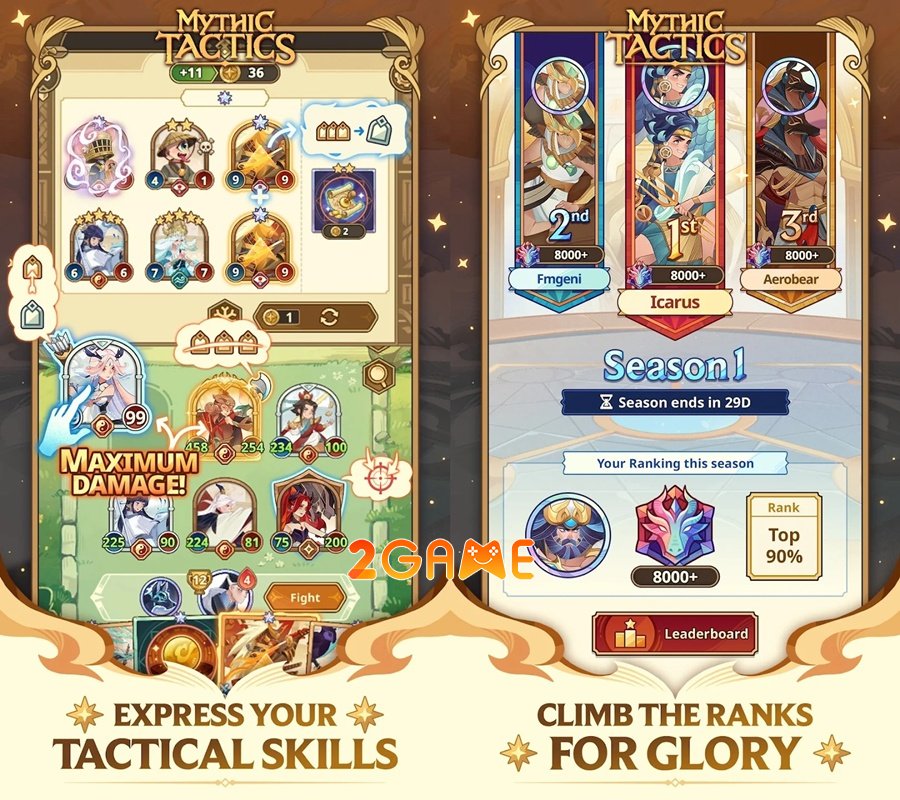 Mythic Tactics: Battleground – Game auto battler đầy sáng tạo mythictacticsbattleground 2