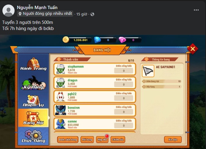 Ngọc Rồng Awaken: “Siêu phẩm” triệu đô tái định nghĩa chuẩn mực cộng đồng game thủ Việt ngocrongawaken anh 5