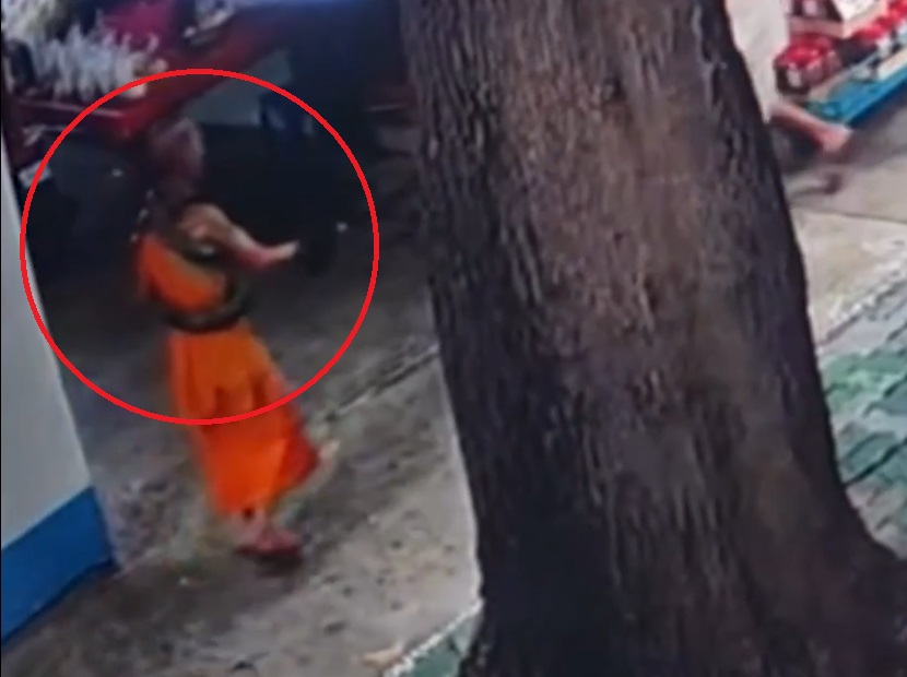 Nhà sư cầu cứu khi bị trăn khủng dài 4 mét, nặng 15kg siết chặt cổ- Ảnh 1.