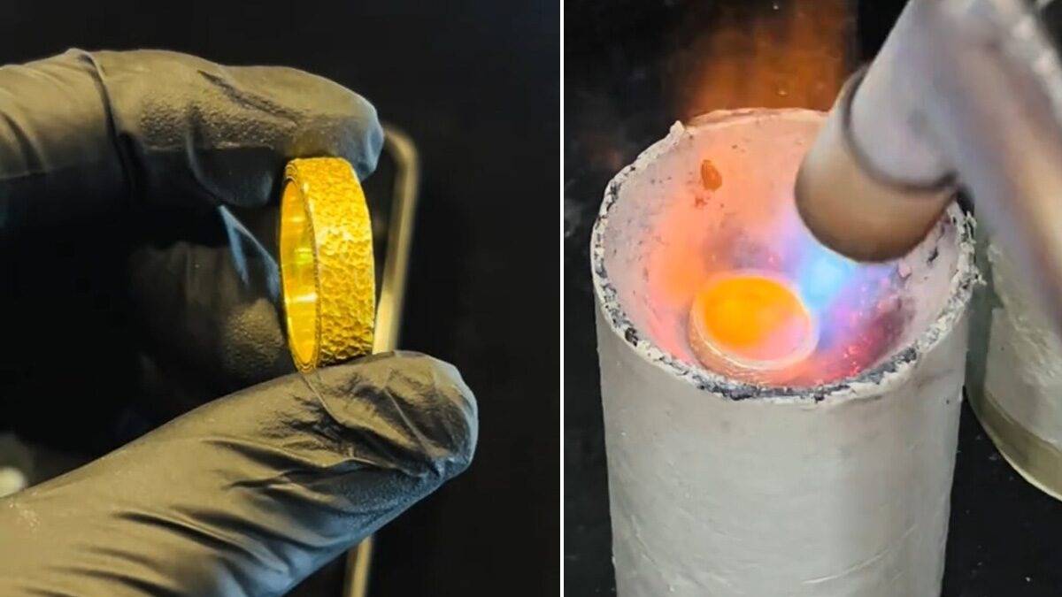 Mang nhẫn vàng mới mua đi kiểm tra, nam thanh niên sốc khi biết giá trị- Ảnh 1.