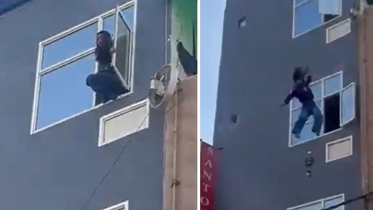 Cãi nhau với người đàn ông, cô gái nhảy khỏi tầng 4 khách sạn- Ảnh 1. Cãi nhau với người đàn ông, cô gái nhảy khỏi tầng 4 khách sạn- Ảnh 1.