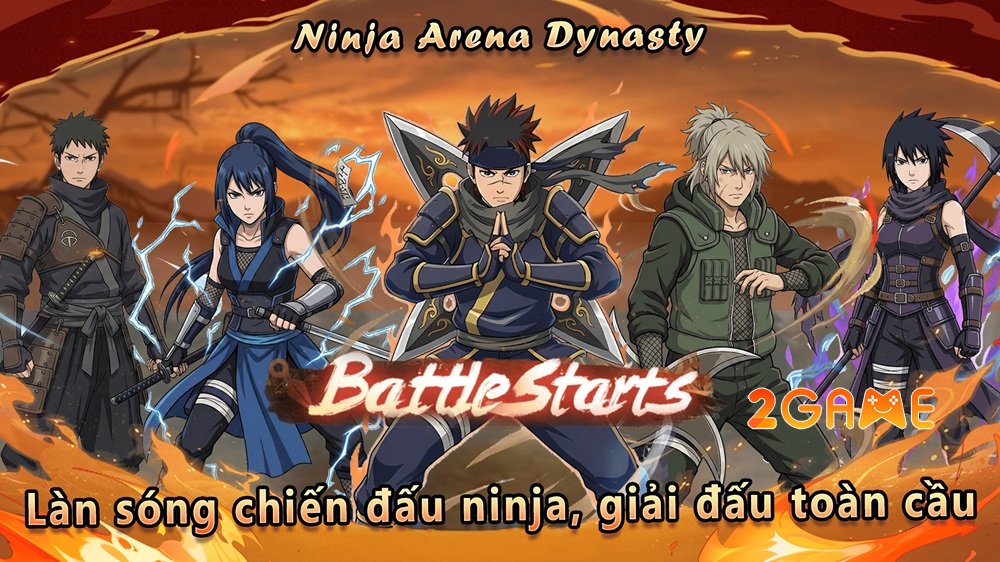 Ninja Arena Dynasty – Tham gia những trận đấu đối kháng hành động màn hình ngang đầy mê hoặc ninjaarenadynasty 1