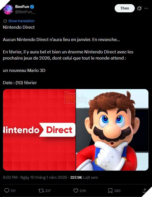 Hé Lộ Tin Đồn Về Thời Điểm Diễn Ra Nintendo Direct Đầu Tiên Của Năm 2026 2