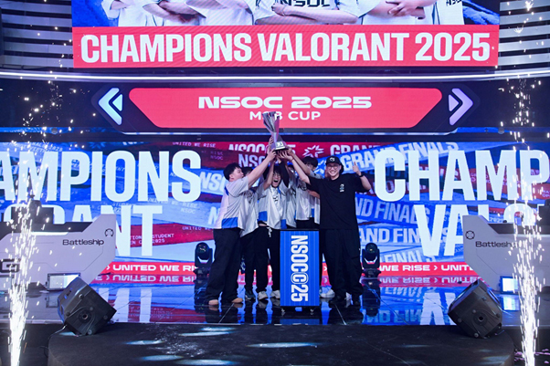 Đại học Điện Lực xuât sắc giành chức vô địch Đấu Trường Chân Lý mùa giải NSOC 2025 nsoc 4 1