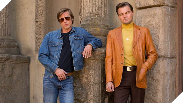 Hình ảnh về Brad Pitt và Leonardo DiCaprio.