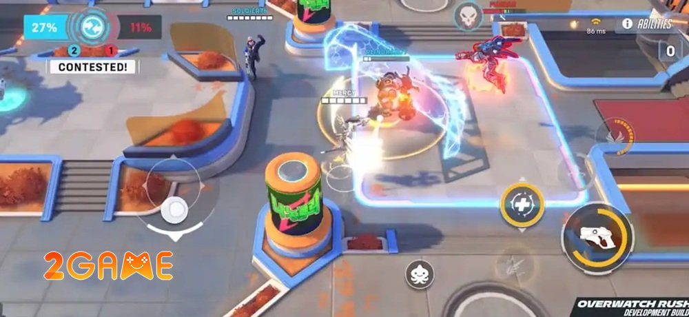 Blizzard ra mắt Overwatch Rush – Game bắn súng góc nhìn từ trên xuống dành cho mobile overwatch rush early 1
